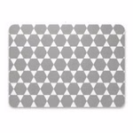 Venilia Tischset Caline Grau 45x30cm Platzset abwischbar Hexagon Vintage