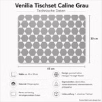 Bild des Windhager Venilia Tischsets CalineGrau Bild des Windhager Venilia Tischsets CalineGrau