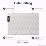Bild des Windhager Venilia Tischsets Waves White Bild des Windhager Venilia Tischsets Waves White