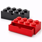 Bild der LEGO Desk Drawer 8 Schubladenbox in den beiden Farben Bild der LEGO Desk Drawer 8 Schubladenbox in den beiden Farben