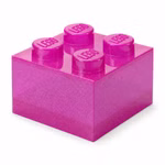 Bild des Lego Glitzer Speichersteins Transparent