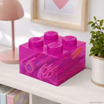 Bild des Lego Glitzer Speichersteins Transparent