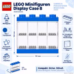 Bild des Lego Display Cases Blau 8er Bild des Lego Display Cases Blau 8er