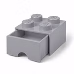 Bild des Lego 4er Schiebers in Steingrau