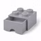 Bild des Lego 4er Schiebers in Steingrau Bild des Lego 4er Schiebers in Steingrau