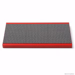 Bild des Lego Wandregals in Rot Bild des Lego Wandregals in Rot