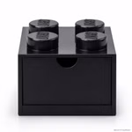 Bild des Lego Desk 4er Schiebers in Schwarz