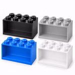 Bild des Lego Brick Shelf 8 Wandregal in den versch. Farben