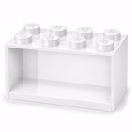 Bild des Lego Brick Shelf 8 Wandregal in weiß