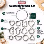 Bild des Kaiser Ausstecher Rings mit 12 Formen Bild des Kaiser Ausstecher Rings mit 12 Formen