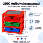 Bild der Technischen Grafik der Lego Aufbewahrungsbox