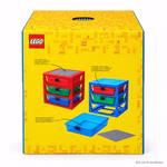 Bild des Lego Aufbewahrungsregals mit Verpackung Rückseite