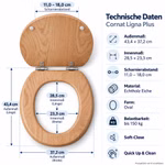 Bild der Connex Cornat Klobrille Eiche