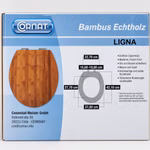 Bild der Connex Cornat Klobrille Bambus Bild der Connex Cornat Klobrille Bambus