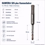 Bild der Hawera Betonbohrer 5x110mm